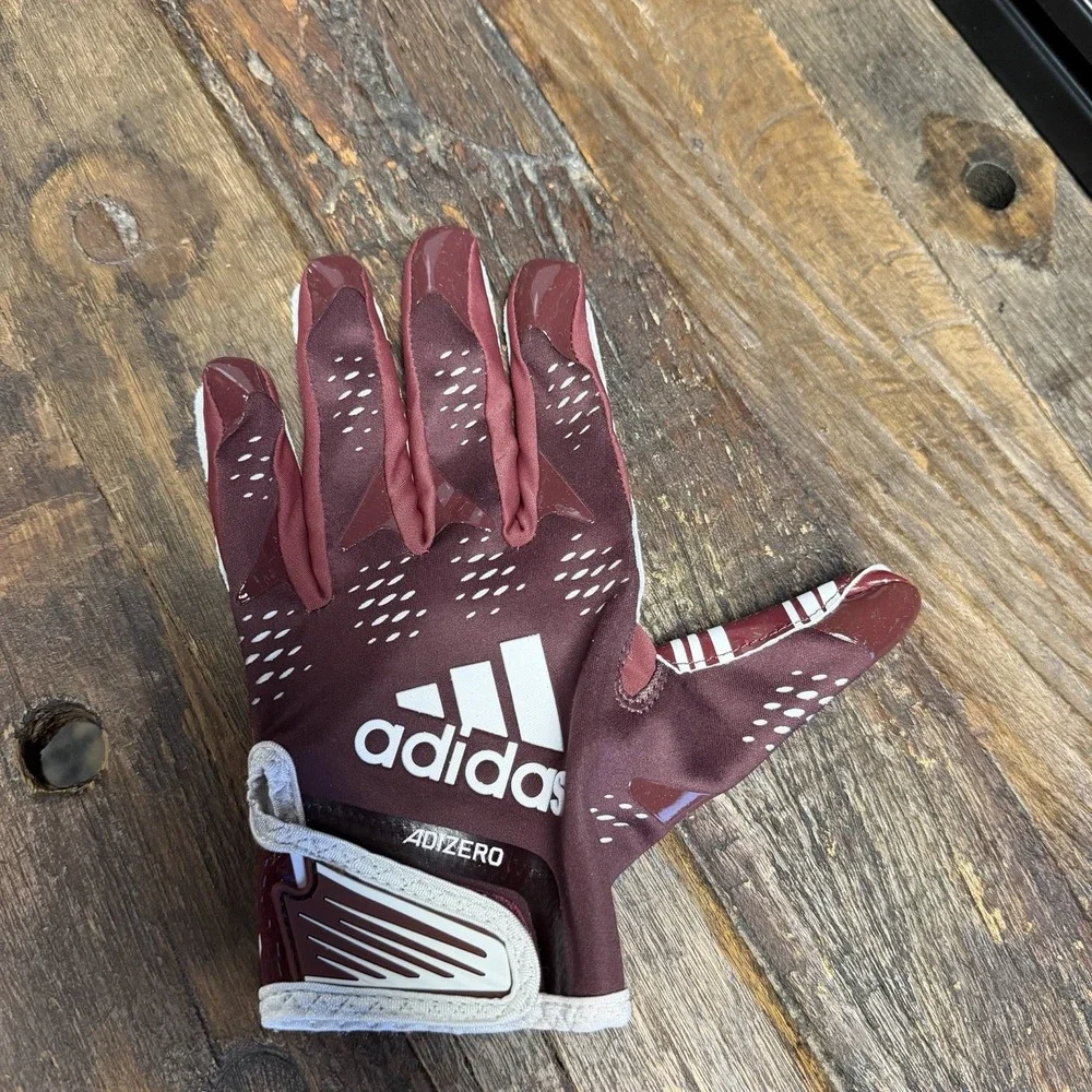 Adidas Mississippi State College Football Single Left Glove Team Issued 2XL